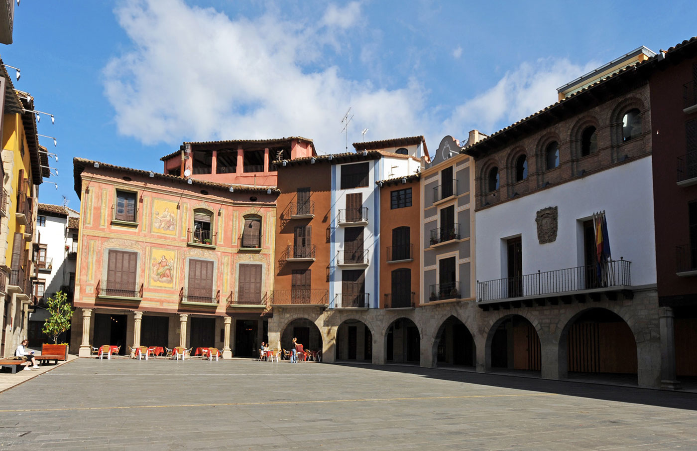 Plaza mayor de Graus