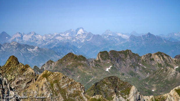 Pics visibles depuis Beaudéan